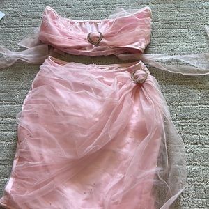 Pink Sparkly Mesh Fairy Two Piece Set Size S